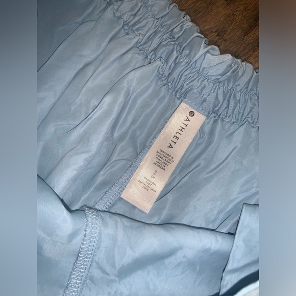 Nwot athleta cloud pant light blue spring $$77 athletic wide leg boho casual - Picture 2 of 7